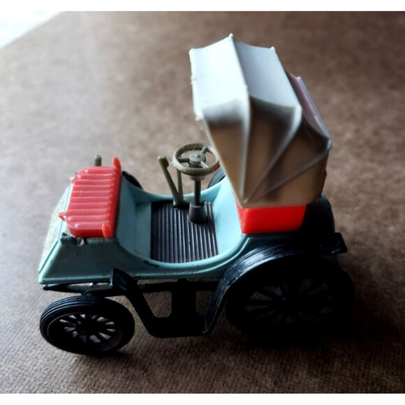 GAMA TOY DIECAST 2 Seater Light Blue Body Red Seat & White Canopy 1:46 W GERMANY - Picture 9 of 16